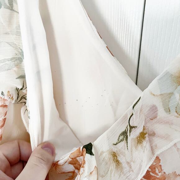 Christian Lacroix Floral Ruffle Midi Dress - Picture 5 of 11